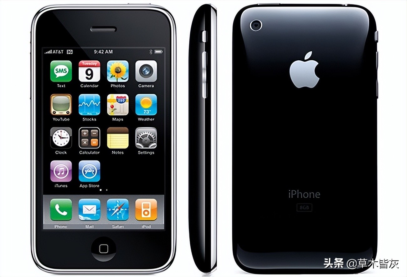 苹果iphone 3g——2008年网络模式:gsm主屏尺寸:3