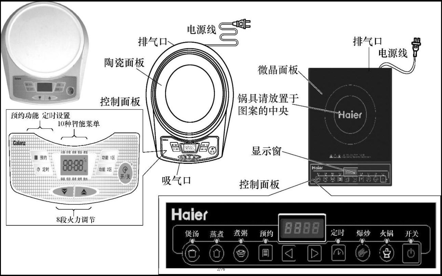 电磁炉电路图讲解检修，电磁炉常烧功率管故障维修