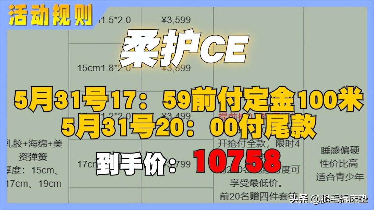 便宜床垫推荐，618终极省钱攻略！吐血整理12款高性价比国外大牌床垫，轻松省1W