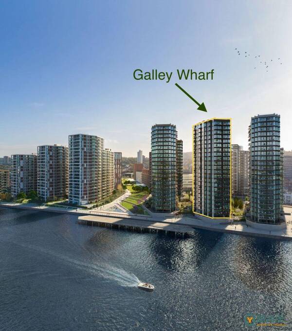 华尔顿小区，「GalleyWharf」东伦敦大型社区，泰晤士畔精品住宅仅75.25万镑