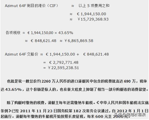 游艇车船税税率,游艇选购,购买手续流程与税率的关系 游艇车船税税率,游艇选购,购买手续流程与税率的关系