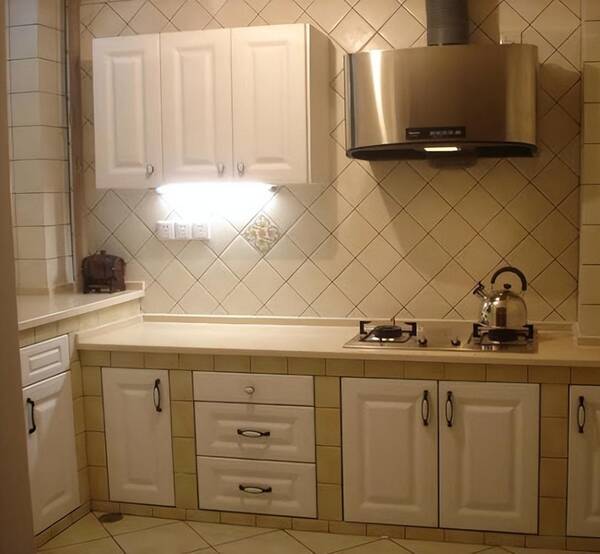 厨房砌砖橱柜设计图图片