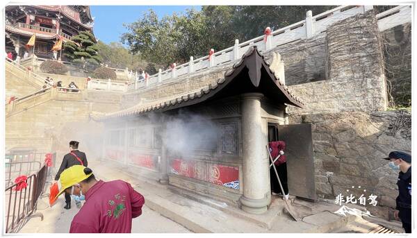 湄洲岛妈祖庙图片，福建湄洲岛妈祖出游庆典视频