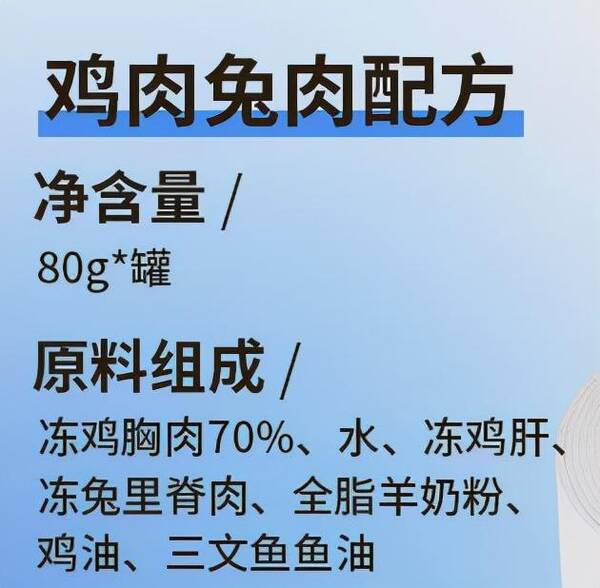 猫主食罐头，猫体重与罐头对照表