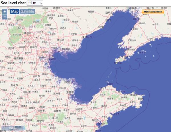 海平面上升1米后的中国是什么样？海平面上升：本世纪末，5个国家或消失！如升1米，中国会怎么样？